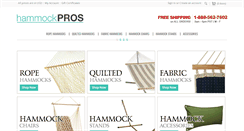 Desktop Screenshot of hammockpros.com